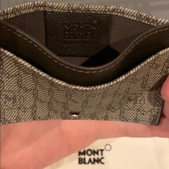 Montblanc Cardholder with dust bag - Picture 3 of 3